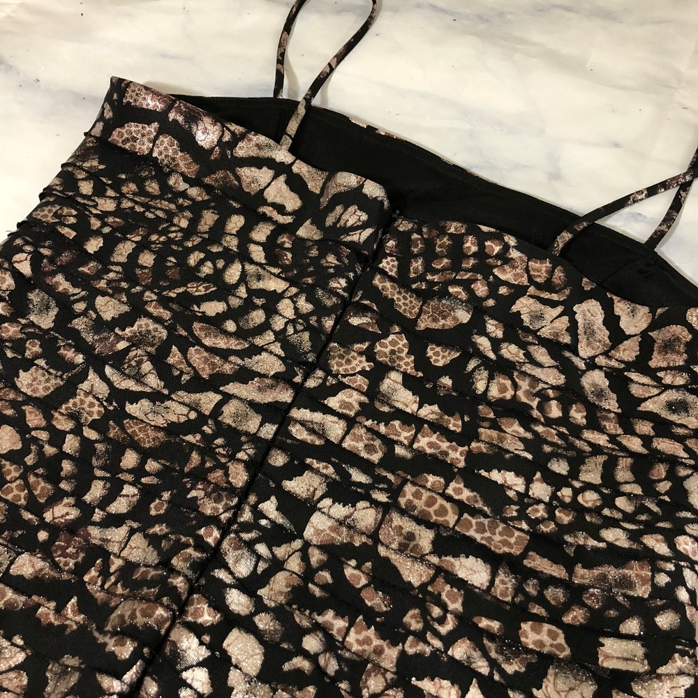 Dress Barn Collection Black & Metallic Pink Dress - Picture 7 of 8